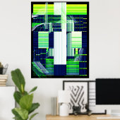 Poster Art de pépin de téléviseur cassé (Bureau à domicile)