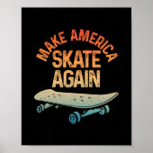 Poster Art de planche à roulettes cool pour hommes femmes (Devant)