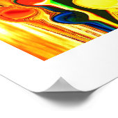 Poster Art de pluie doré (Coin)