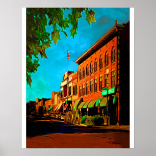 Poster Art de Prescott " "de Prescott" de rangée "de