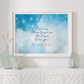 Poster Art de prière Ho'oponopono