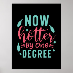 Poster Art de remise de diplômes   Maintenant plus chaud 
