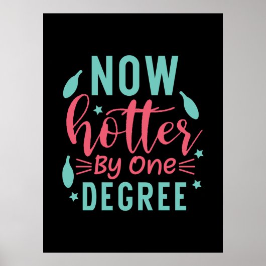 Poster Art de remise de diplômes | Maintenant plus chaud (Devant)
