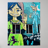 Poster Art de rue à Bogota  (Devant)