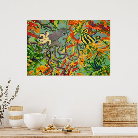 Poster Art de rue / Fresque (Cuisine)