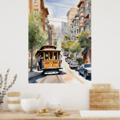 Poster Art de San Francisco (Cuisine)