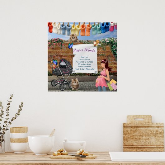 Poster Art de scène de rue Polka-Dot (Cuisine)