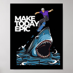 Poster Art de skateboard cool pour hommes femmes Sk