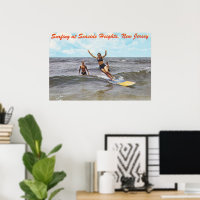 Art de surf vintage de Seaside Heights, New Jersey