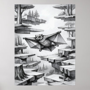 Poster Art de suspension Colugo Air Glide