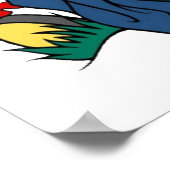 Poster Art de tatouage vintage de faucheuse (Coin)