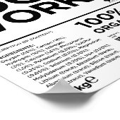 Poster Art de toile de travailleur social (Coin)