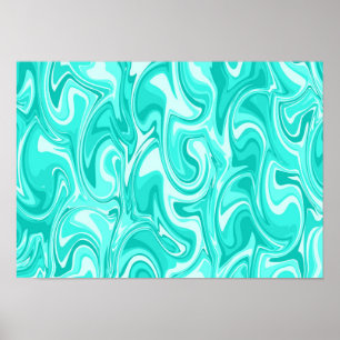 Poster Art de tourbillon abstrait
