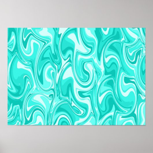 Poster Art de tourbillon abstrait (Devant)