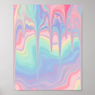 Poster Art de tourbillon pastel rêveur