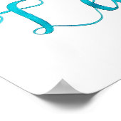 Poster Art de Voyage - Aquarelle Carotte en forme de coeu (Coin)