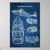 Poster Art de Wake Surfing Imprimer no 2 (Devant)