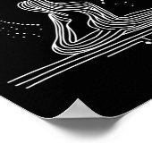 Poster Art de yoga en une ligne  (Coin)