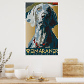 Poster Art Dec Weimaraner (Cuisine)
