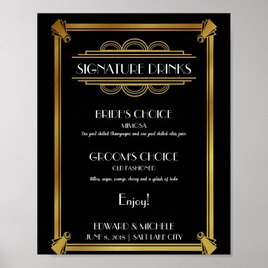 Poster Art déco (Devant)