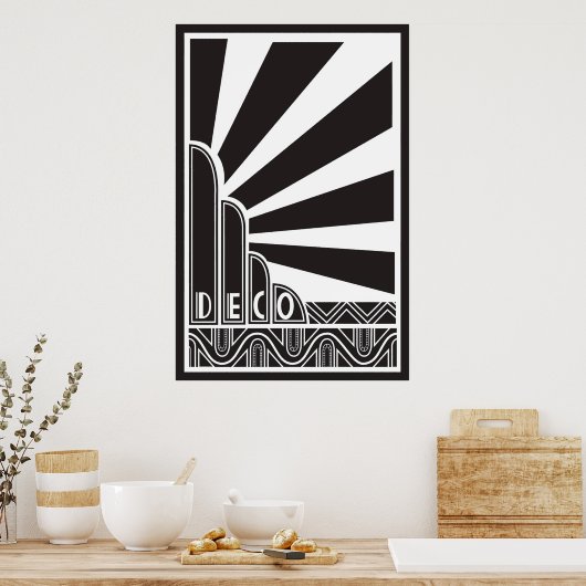 Poster Art Déco (Cuisine)