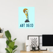 Poster Art Déco 11 (Bureau à domicile)