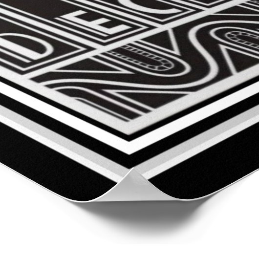 Poster Art Déco 13 x 19 (Coin)