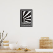 Poster Art Déco 13 x 19 (Cuisine)