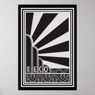 Poster Art Déco 13 x 19