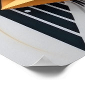 Poster Art Déco Abstrait | Bureau, maison, public (Coin)