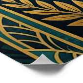 Poster Art Deco Cat Fish Trophy Wall Art (Coin)