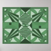 Poster Art Déco Coloré (Devant)