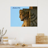 Poster Art déco de Cleveland OH Bridge (Cuisine)