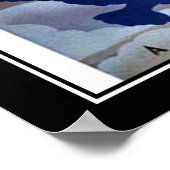 Poster Art Déco de Coeur Femme (Coin)