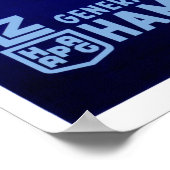 Poster Art déco de Hambourg-Amerika Linie (Coin)