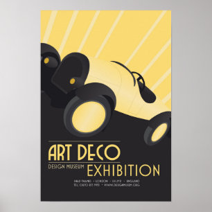 Poster - Art Déco Design Museum Exhibition