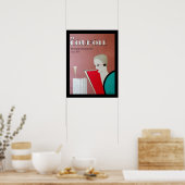 poster Art Déco du restaurant français (Cuisine)