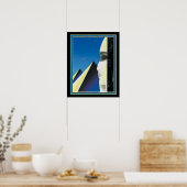 Poster Art Deco "Egyptian Pyramids" 16 x 20 Print (Cuisine)