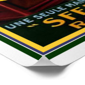 Poster Art Déco Français Radiola 12 x 16 (Coin)