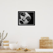 Poster Art Déco "Glamor Girl" 16 x 20 (Cuisine)