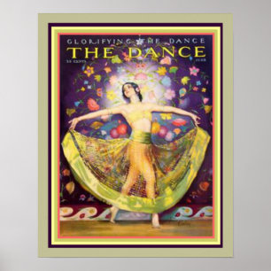 Poster Art Déco "Glorifying the Dance" 16 x 20
