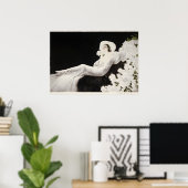 Poster Art Déco, La Fleur de l'Amour (Bureau à domicile)