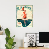 Poster Art Déco La Vie Parisienne (Bureau à domicile)