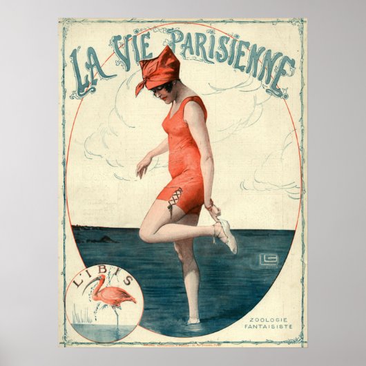 Poster Art Déco La Vie Parisienne (Devant)