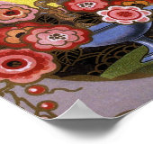 Poster Art Deco Label Odalisque Toilette (Coin)