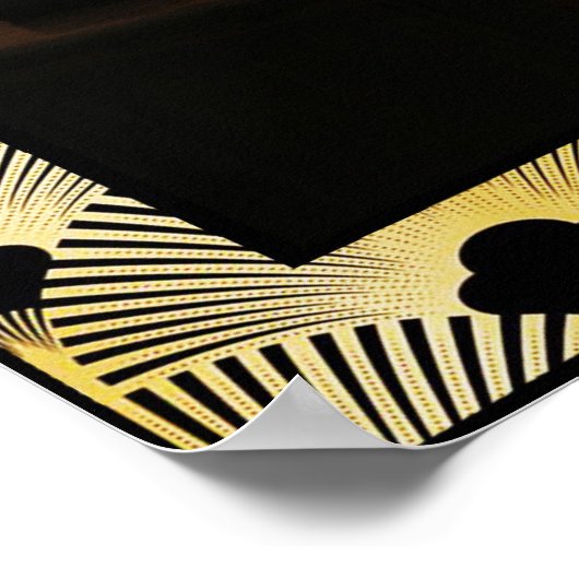 Poster Art Déco Lampe (Coin)