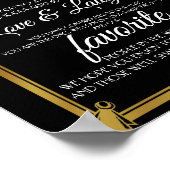 Poster Art déco Merci (Coin)