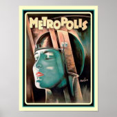 Poster Art Déco "Metropolis" (Devant)