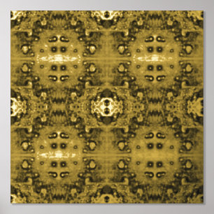 Poster Art déco moderne Golden Géométrique Imprime