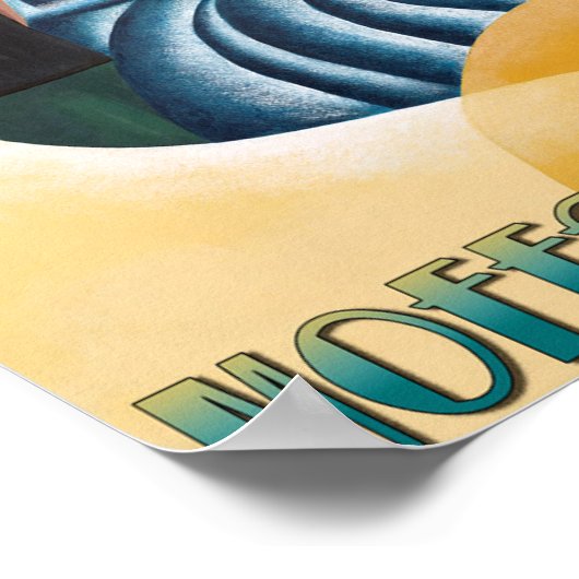 Poster Art Déco Moffat Beach (Coin)